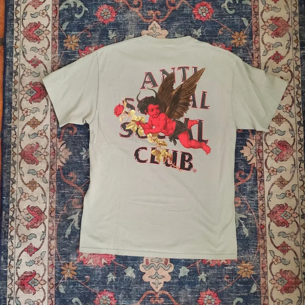 Anti Social Social Club Devil Cherub Tee - Size M - Picture 5 of 7